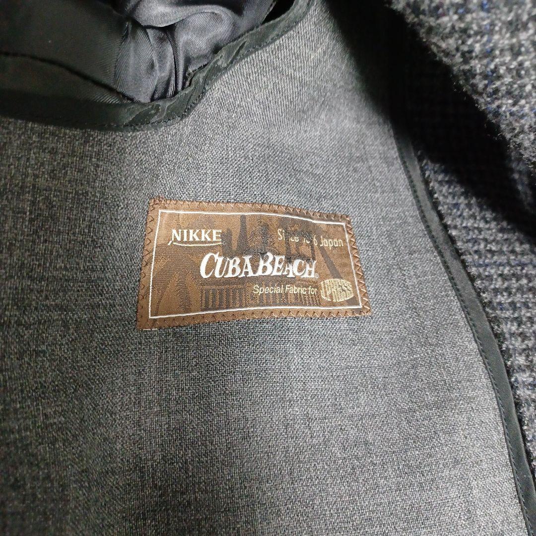 ​【美品】J.PRESS NIKKE キューバビーチ ツイードコート M グレー