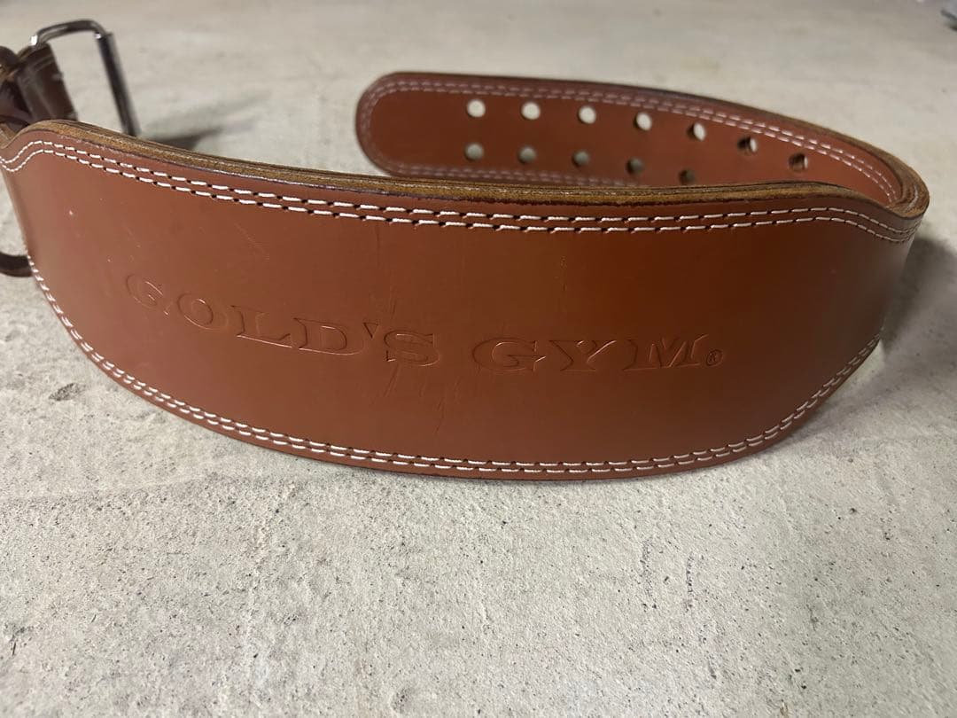 G3324 プロレザーウエイトトレーニングベルト M