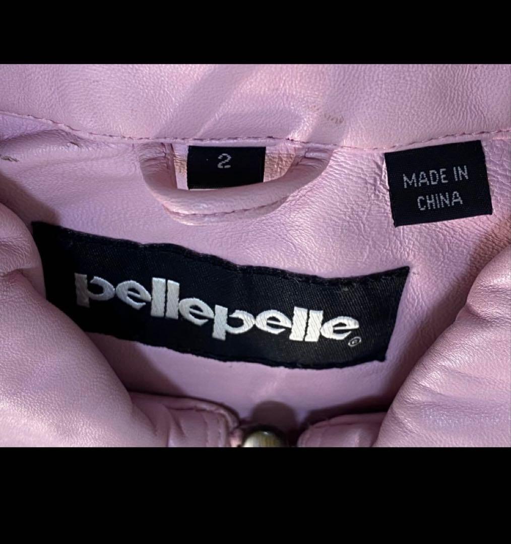 ⭐*︎様 pelle pelle ペレペレ　レザージャケット　ピンク