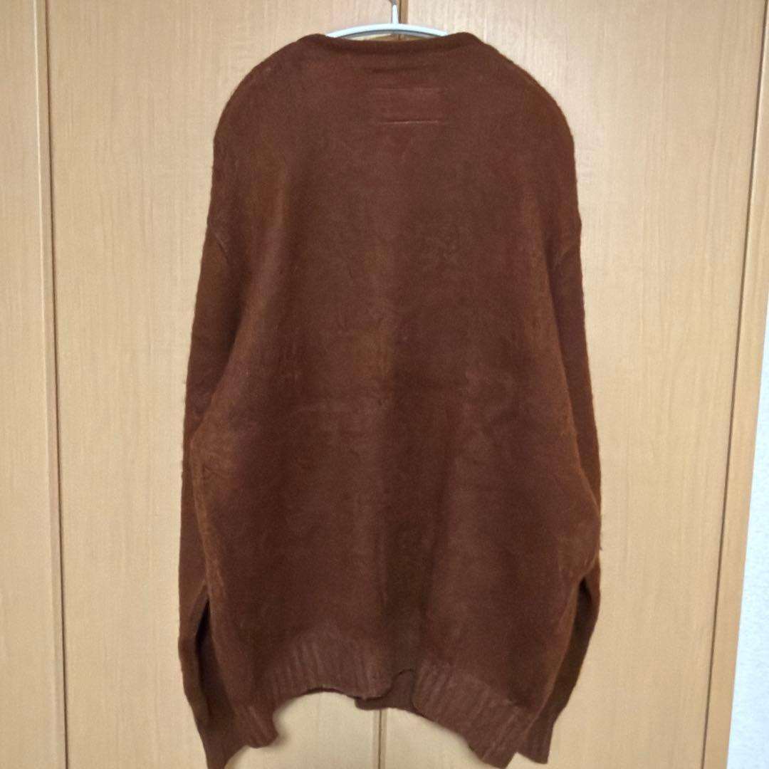 ワコマリア　THE GUILTY PARTIES モヘヤカーディガン　ブラウン
