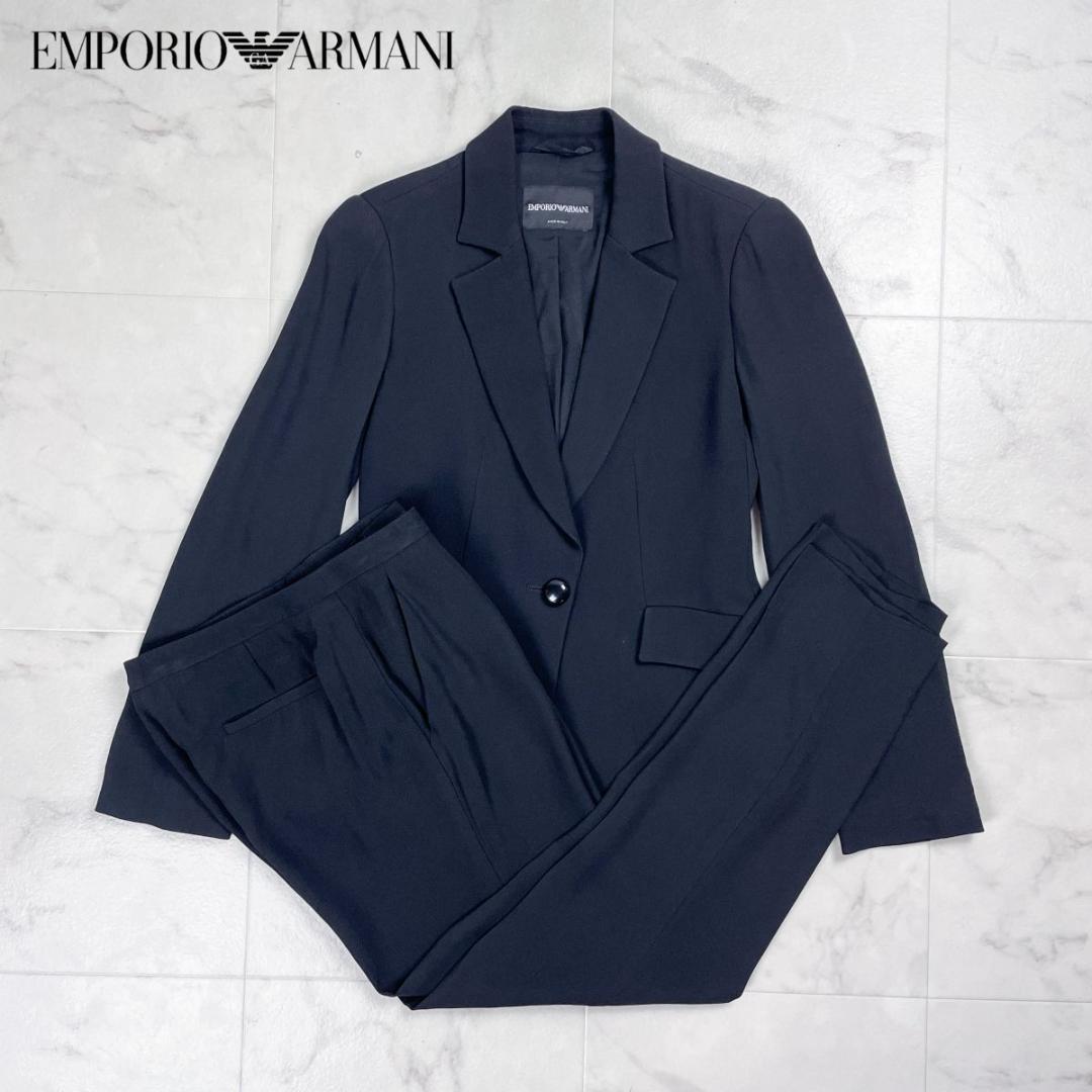 エンポリオアルマーニ セットアップパンツスーツ ブラック サイズ38*HD227