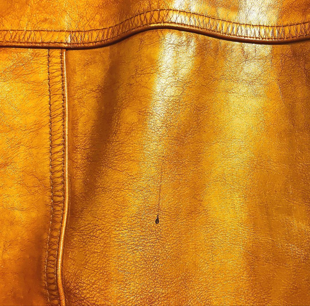 レザージャケット　ｇジャン 1stモデル ウイスキーカラービンテージ