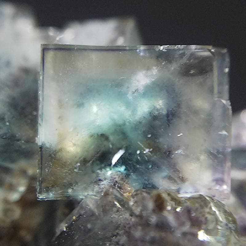 451 オコルス鉱山 フローライト クリア×ブルーグリーン 蛍石