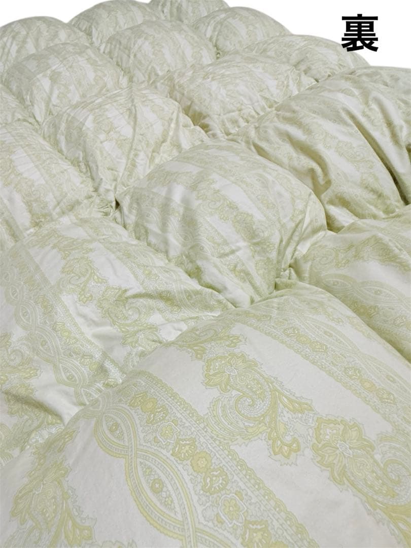 西川　高級カナダ産羽毛掛け布団 シングル150cm x 210cm グリーン