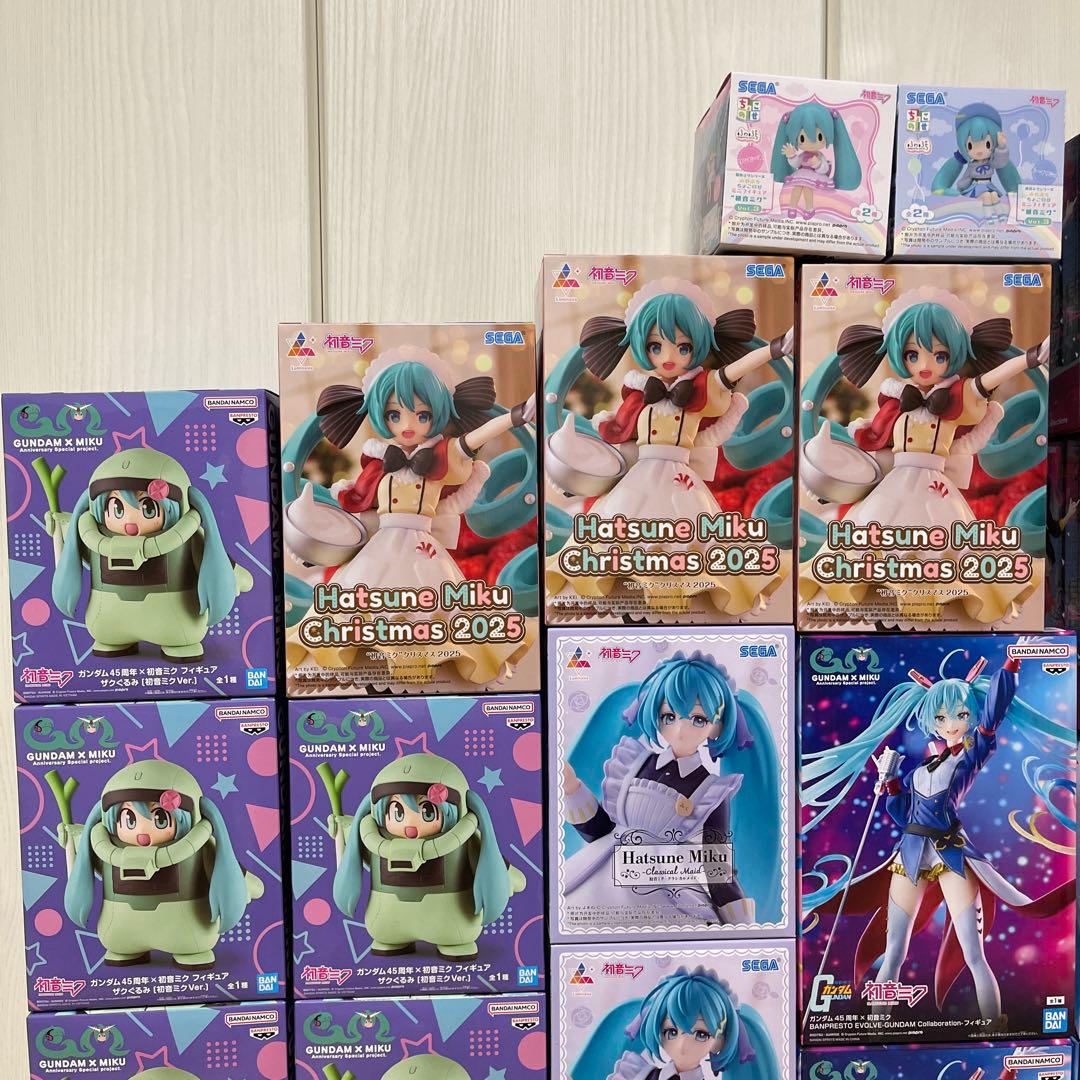 初音ミク フィギュア ザクぐるみ ガンダム 26個セット まとめ売り