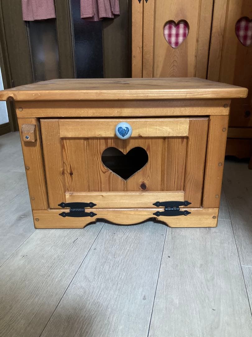 nao　カントリー　コロ付き木製家具　テレビ台