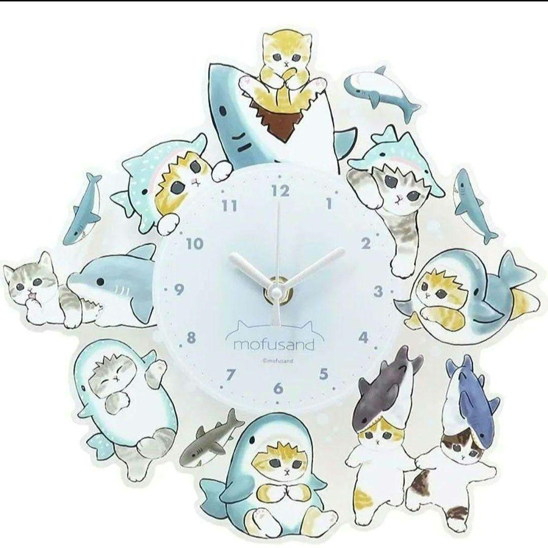 mofusand サメにゃん　ウォールクロック