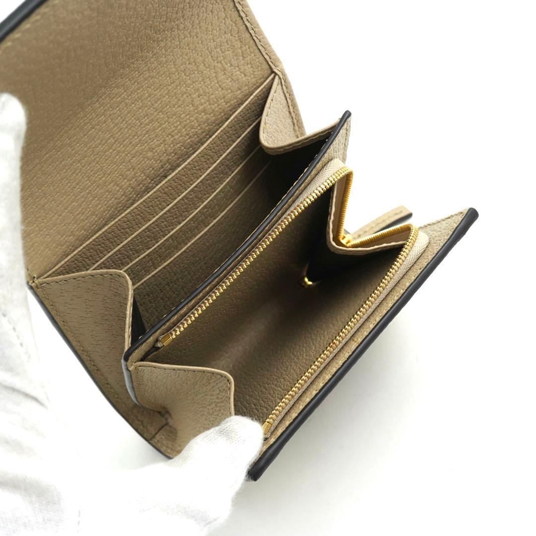 ✨新品未使用・箱付き✨　GUCCI ミニ財布　マーモント　シェリーライン　GG