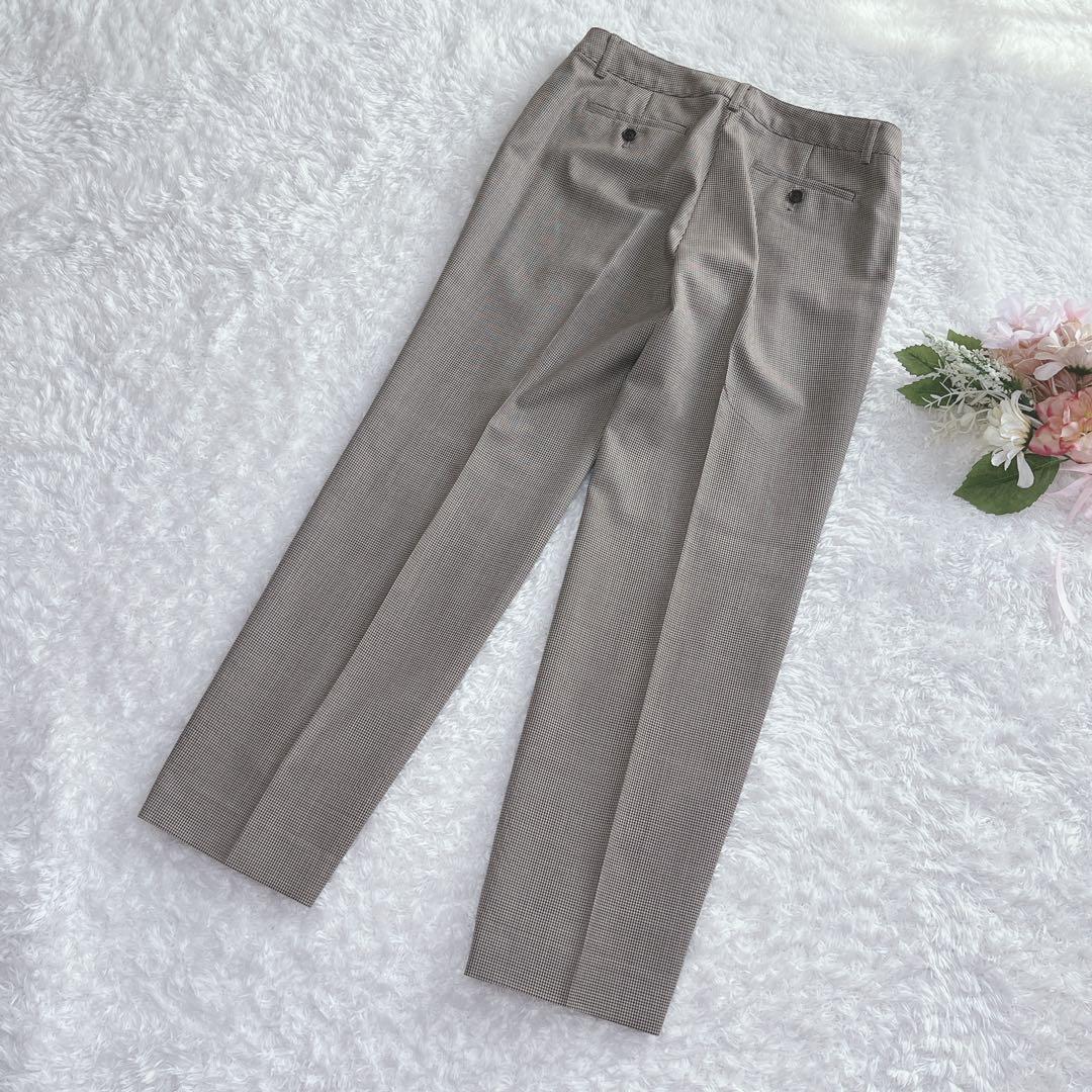 秋カラー✨ニューヨーカー パンツスーツ カシミア混 高品質 上質 大きいサイズ