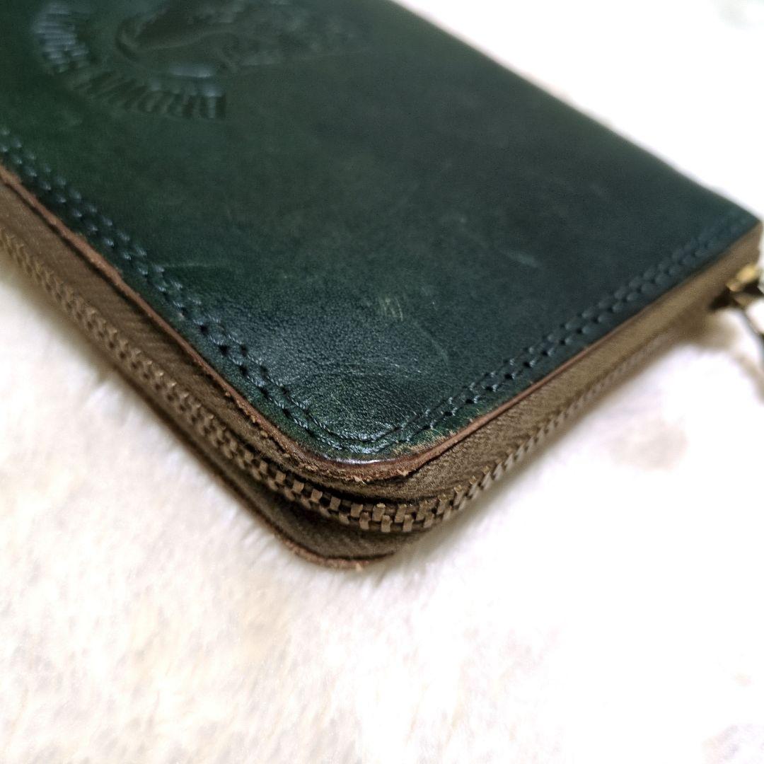 BrownBrown　ブラウンブラウン　ミドルウォレット　ラウンド長財布
