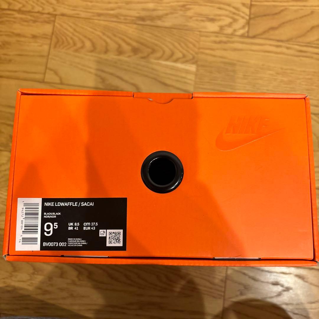 K*様 sacai × Nike LDV Waffle Triple Black