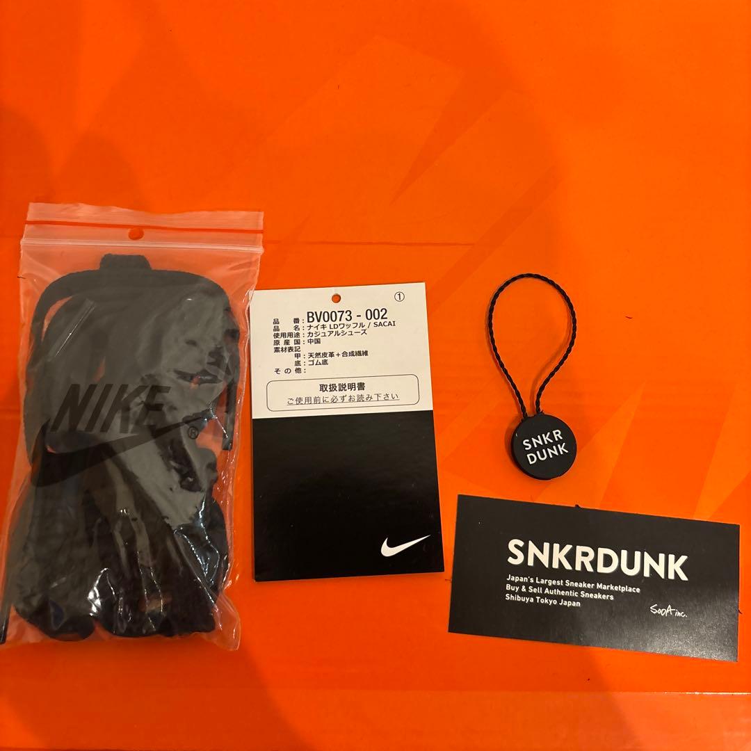 K*様 sacai × Nike LDV Waffle Triple Black