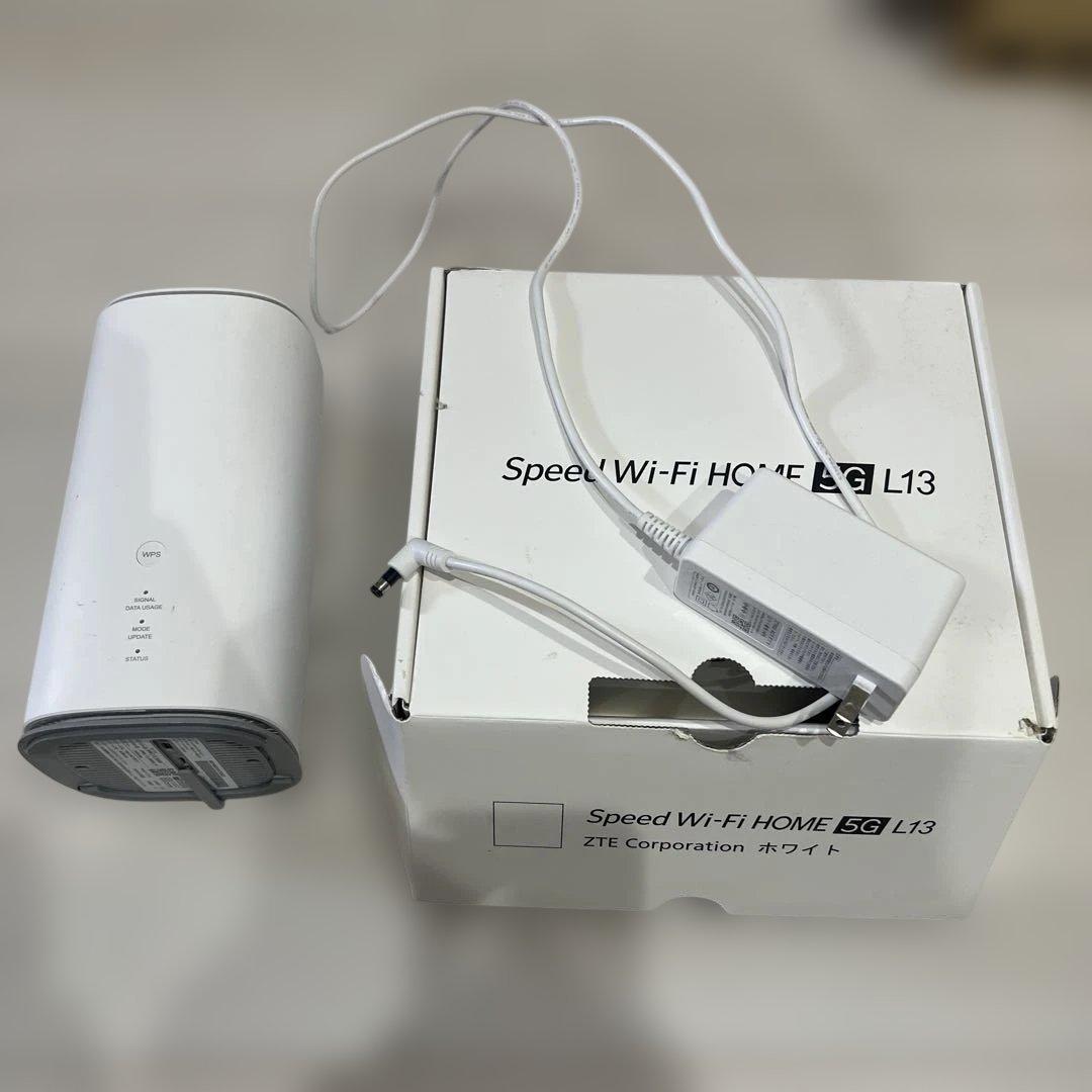 ZTE 5G L13 無線LANルーター ホワイト