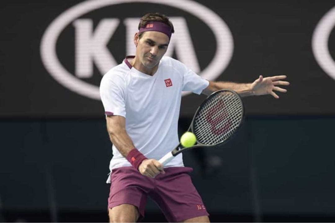 【Yo】フェデラー ユニクロ上下セットテニスウェア サイズM 白