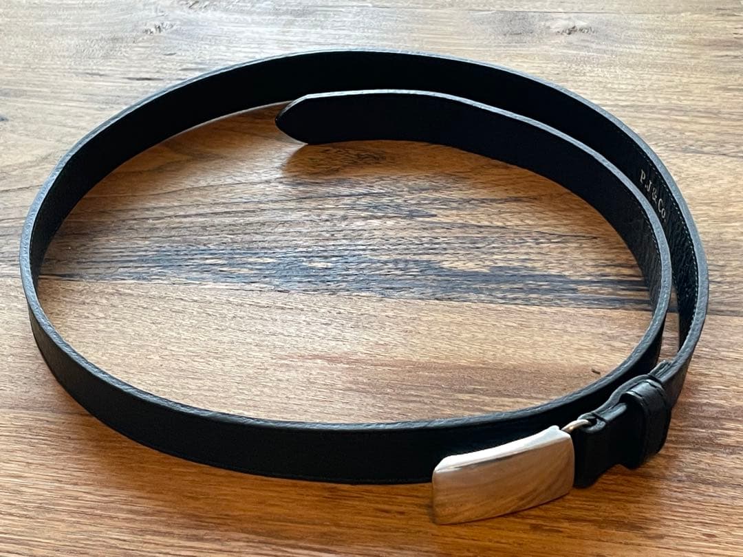 P.J&Co レザーベルト　シルバー925バックル(TIFFANY brass