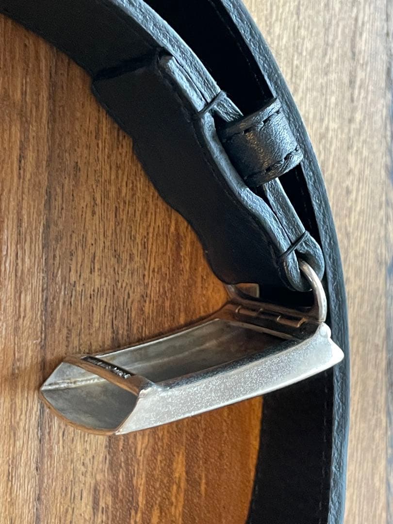 P.J&Co レザーベルト　シルバー925バックル(TIFFANY brass