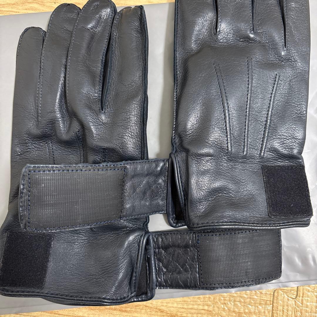ボッテガヴェネタ 手袋　レザー メンズグローブ 80 ブラック
