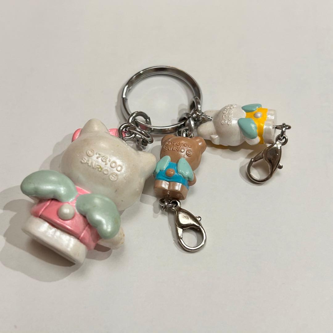 サンリオ ハローキティ 3連キーホルダー エンジェル