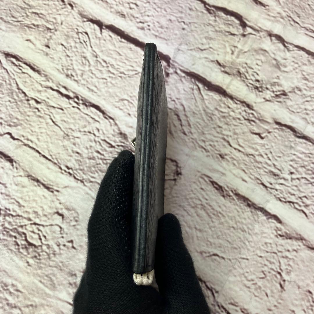 極美品 エンダースキーマ 本革 レザー ケース カードケース ブラック