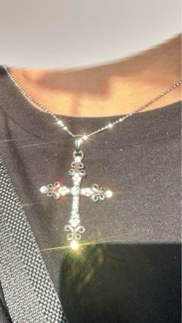Vintage 925 クロス　ネックレス