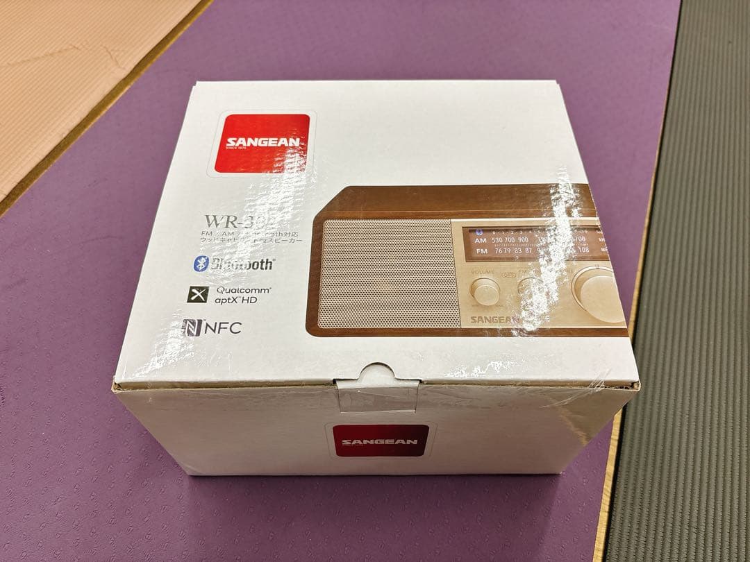 【SANGEAN】FM/AMラジオ対応 ブルートゥーススピーカー WR-302