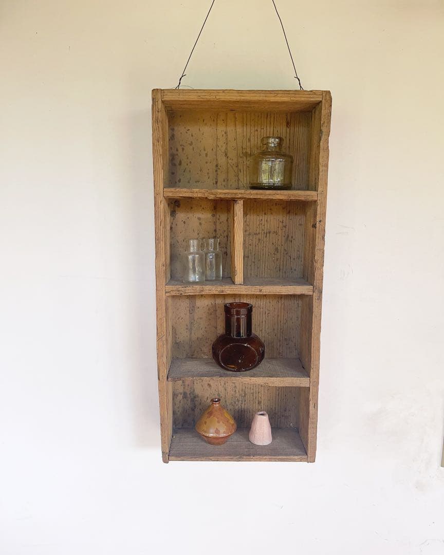 古道具　壁掛け　棚