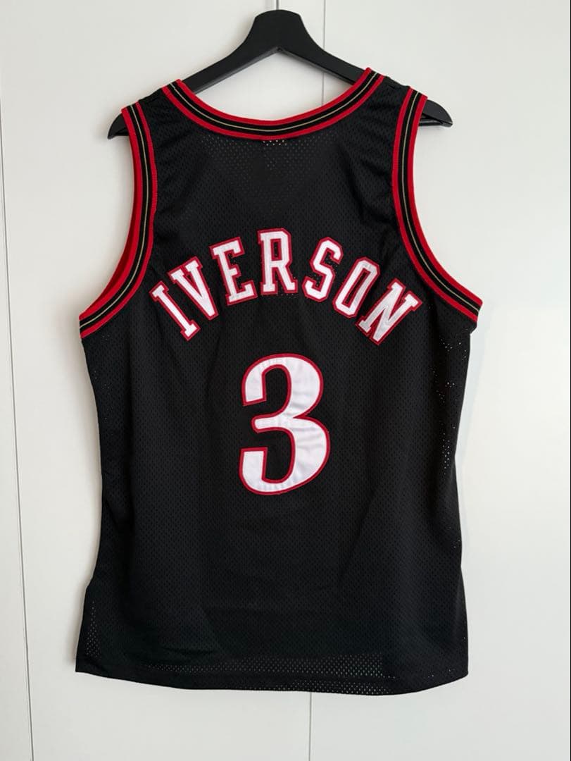 NBA 76ers アイバーソン　3 オーセンティック　ユニフォーム　L