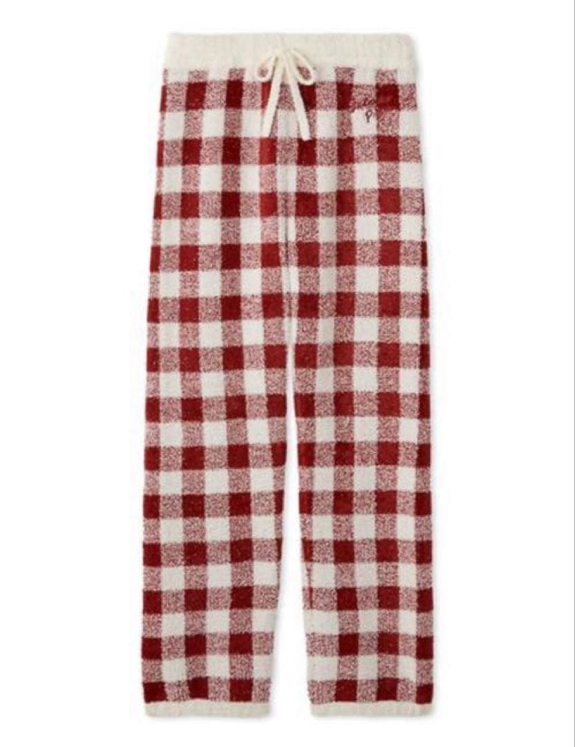 【新品】ジェラートピケ　スカーフDOGジャガードプルオーバー&ロングパンツ