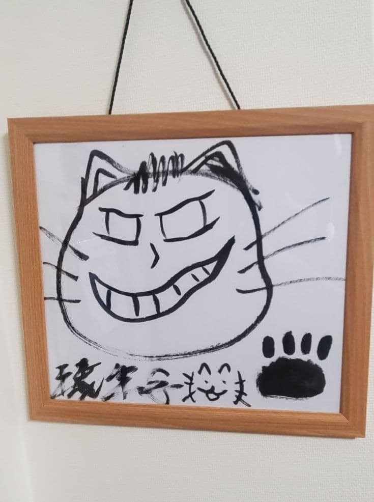 まん丸猫のイラスト