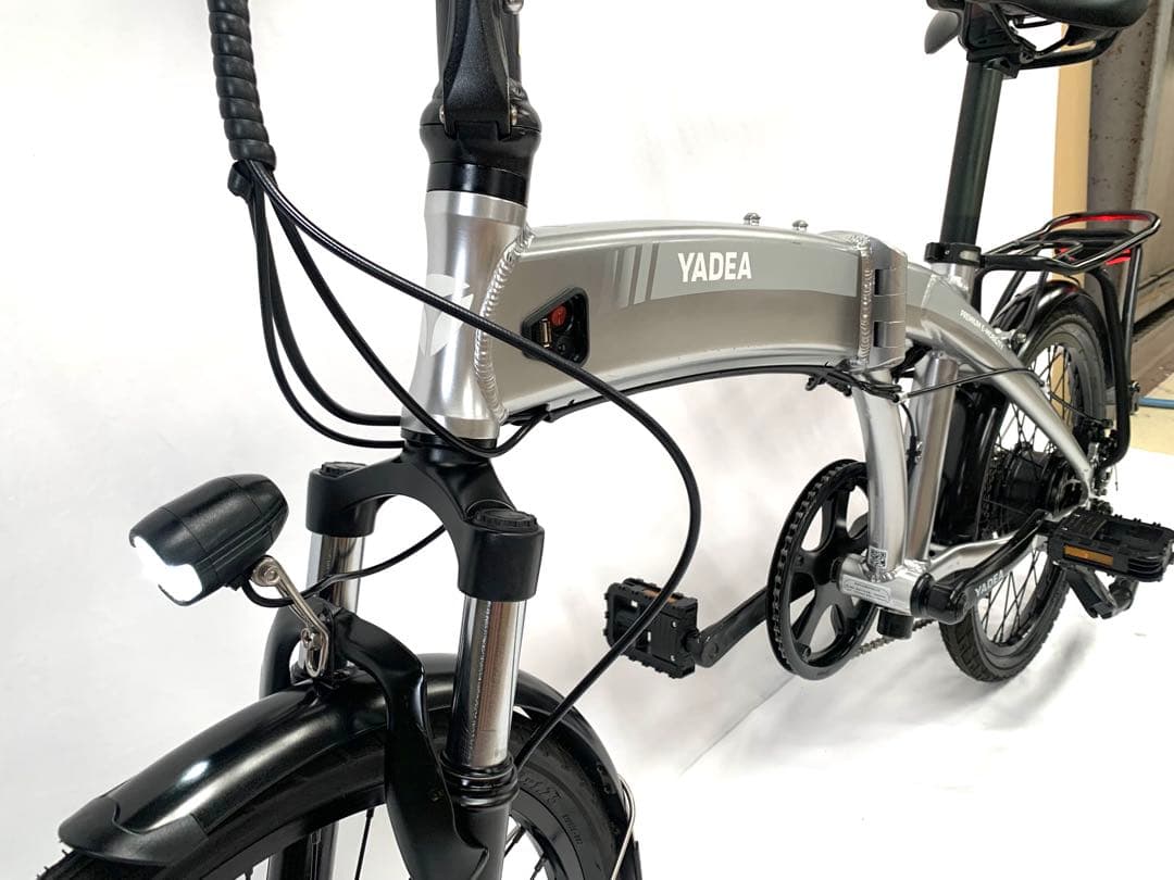 【即乘】送料無料 YADEA ディスク式MTB 折り畳み電動自転車 動作確認済