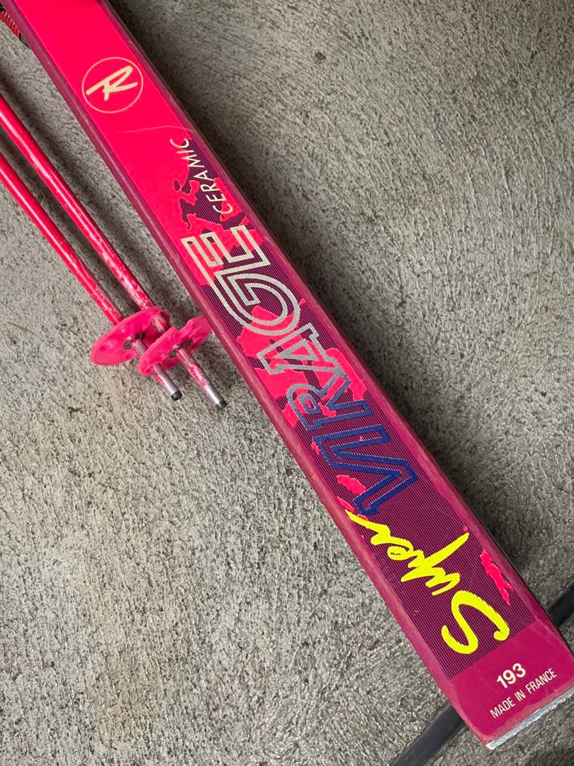 ROSSIGNOL 90年代スキー super virage used 193c