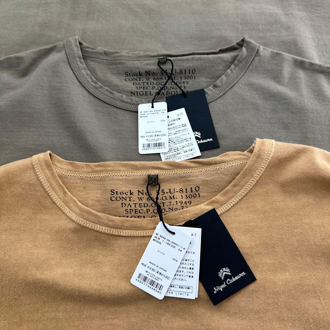 ナイジェルケーボン　2枚セット　長袖カットソー サイズ54
