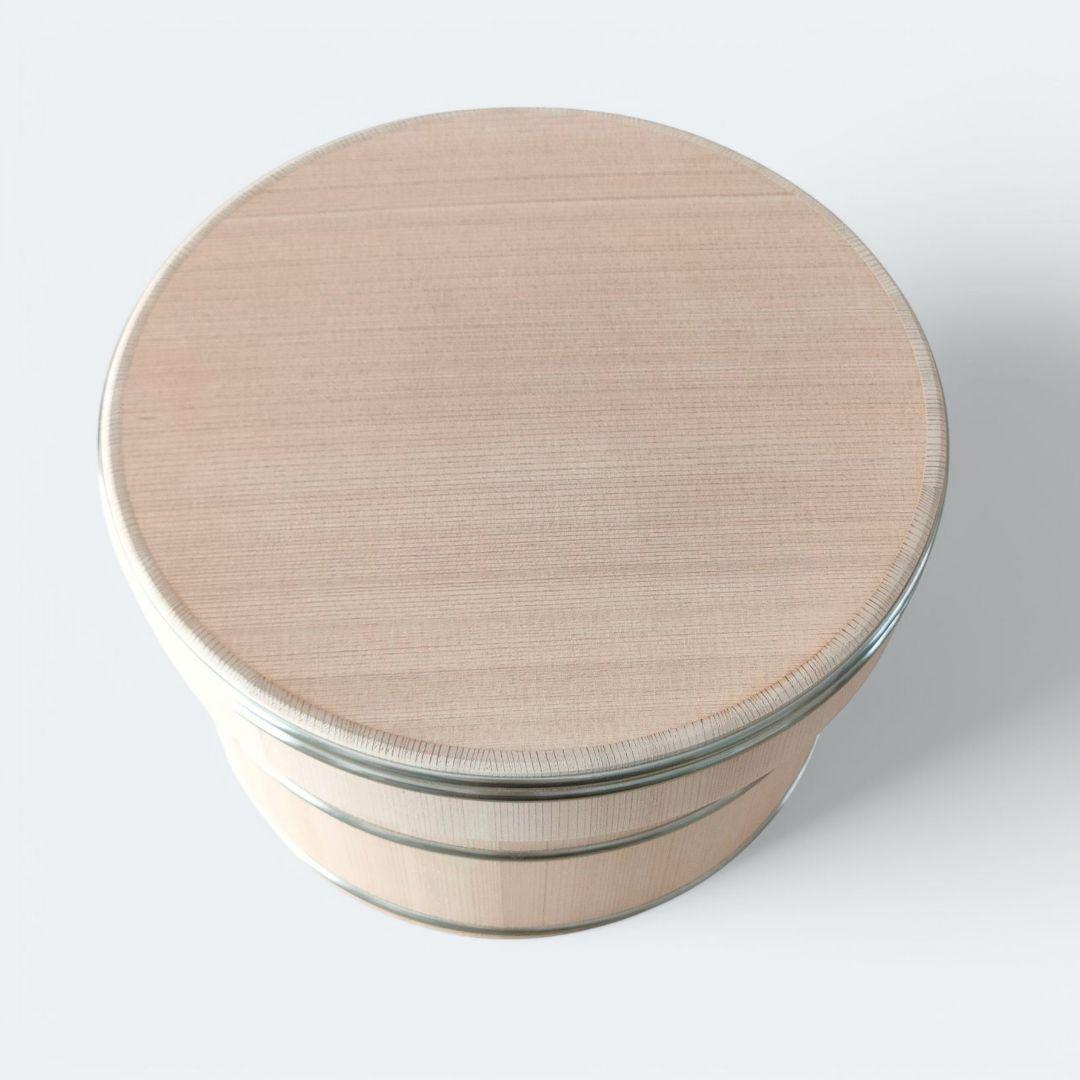 【中川木工芸／比良工房】椹 おひつ 三合 me-003