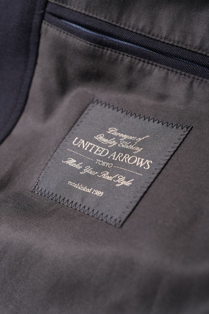 【UNITED ARROWS】オーバーサイズトレンチコート ネイビー