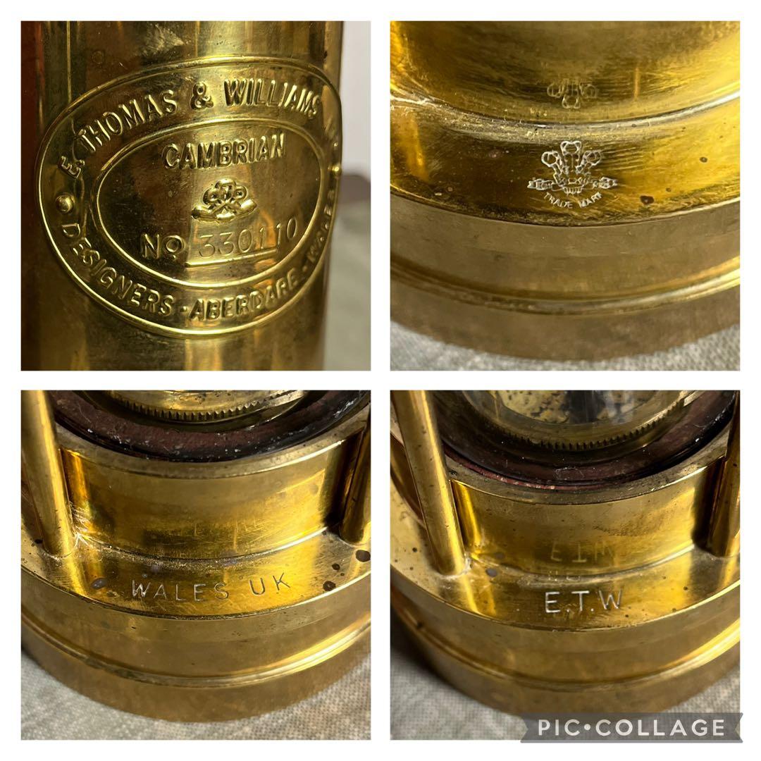 英国製◾️E. Thomas & Williams カンブリアンランタン ランプ