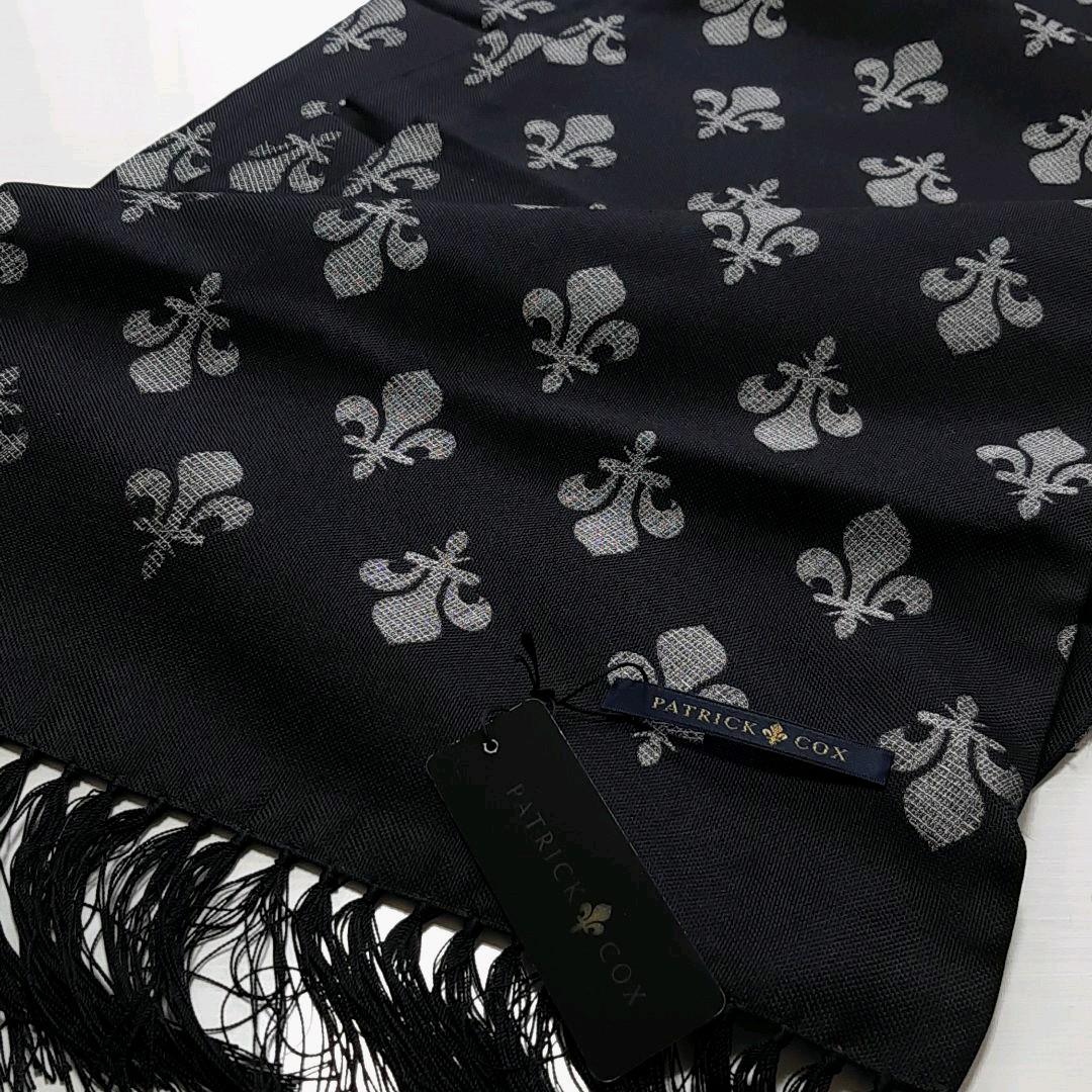 未使用 日本製 PATRICK COX パトリック コックス シルク マフラー