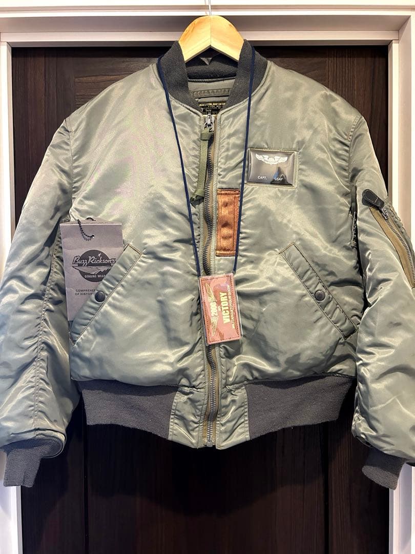 デッドストック　90s M品番　タグ付フルセット　バズリクソンズ　MA-1