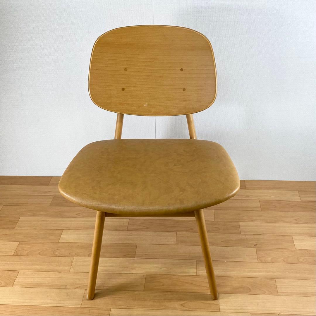 【定価71,170円】QUON プラム グランデ ダイニングチェア 北欧 レザー