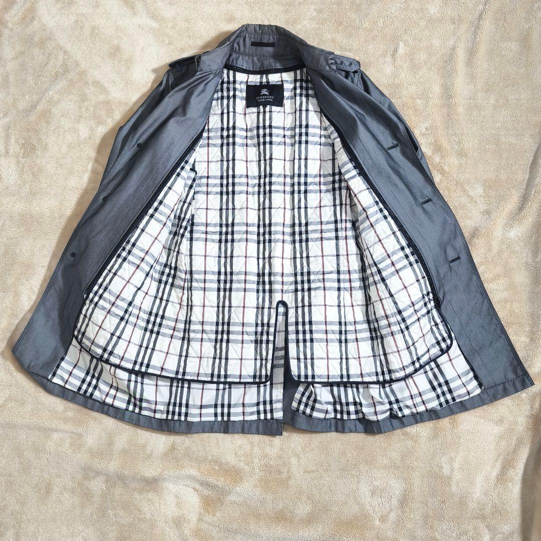BURBERRY トレンチコート ノバチェック　グレー　ライナー付