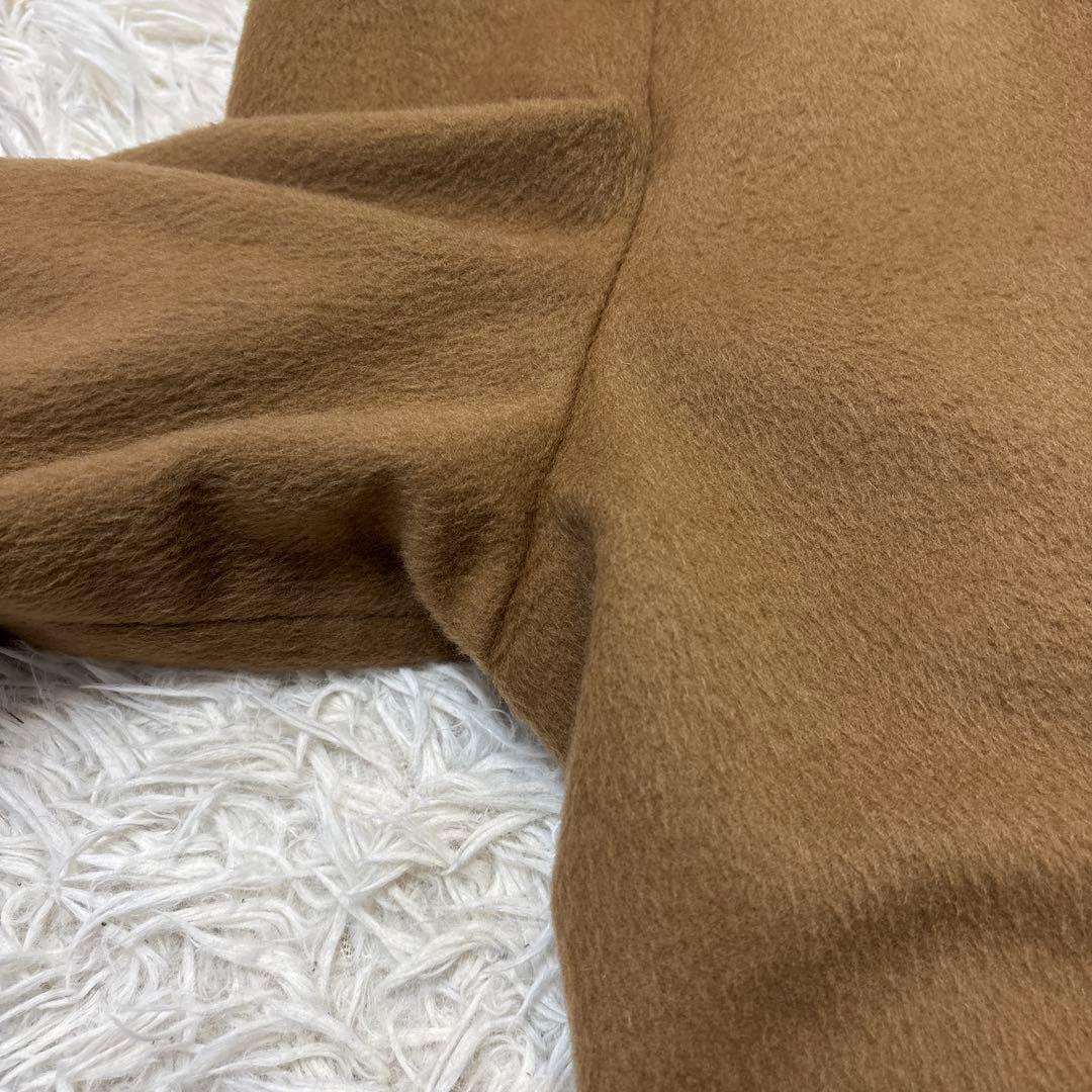 大人気☆【バーバリーズ】ウール&カシミヤ　キャメル　ホースロゴ　175 L〜XL