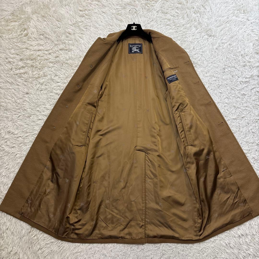 大人気☆【バーバリーズ】ウール&カシミヤ　キャメル　ホースロゴ　175 L〜XL