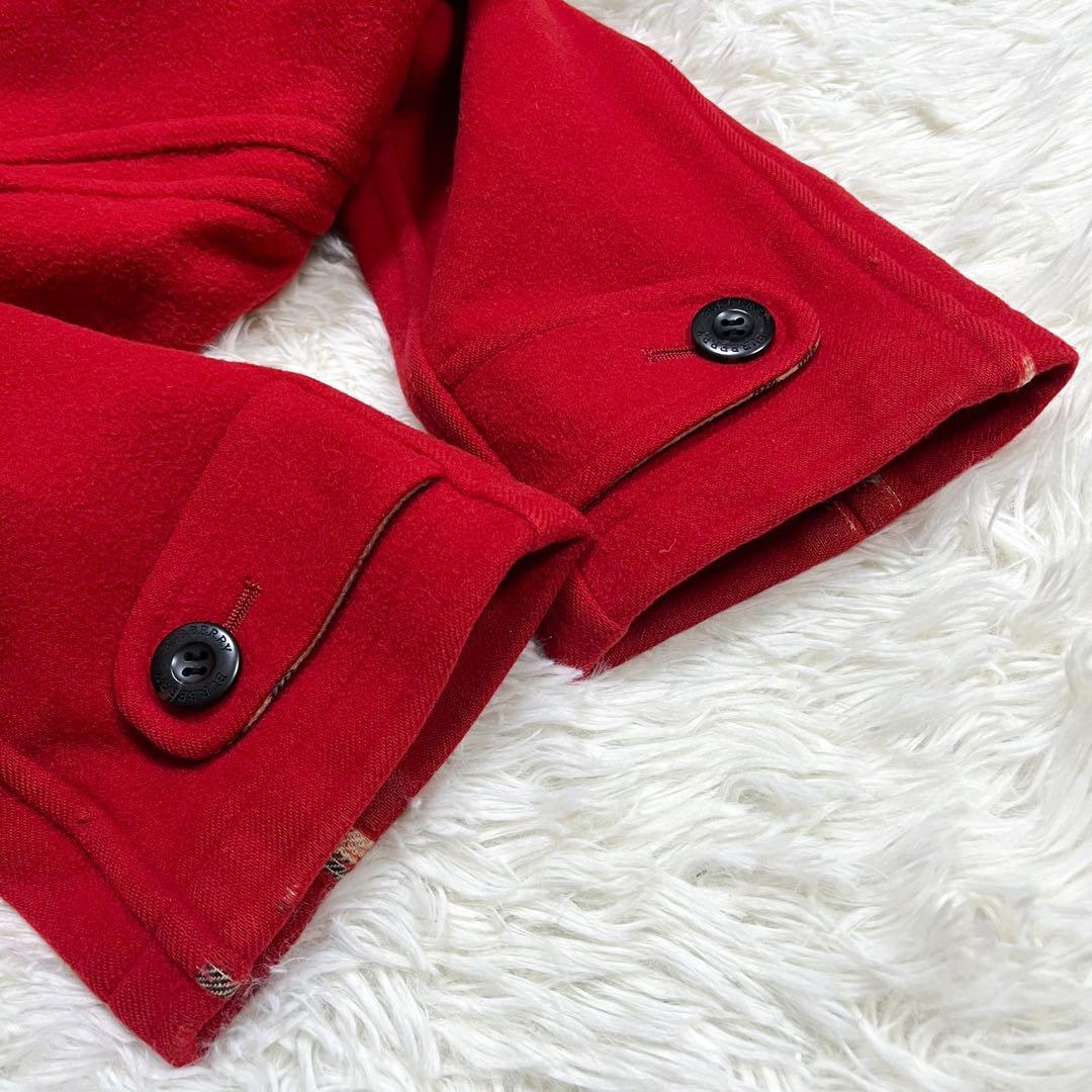 バーバリーロンドン ダッフルコート ダブルフェイス ノバチェック ウール