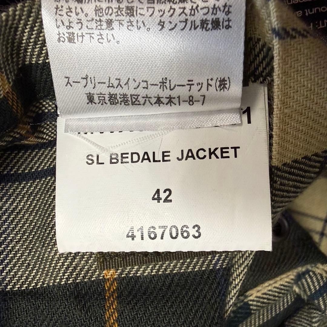 【キリン】美品　Barbour Bedaleバブアー　ビデイル　42