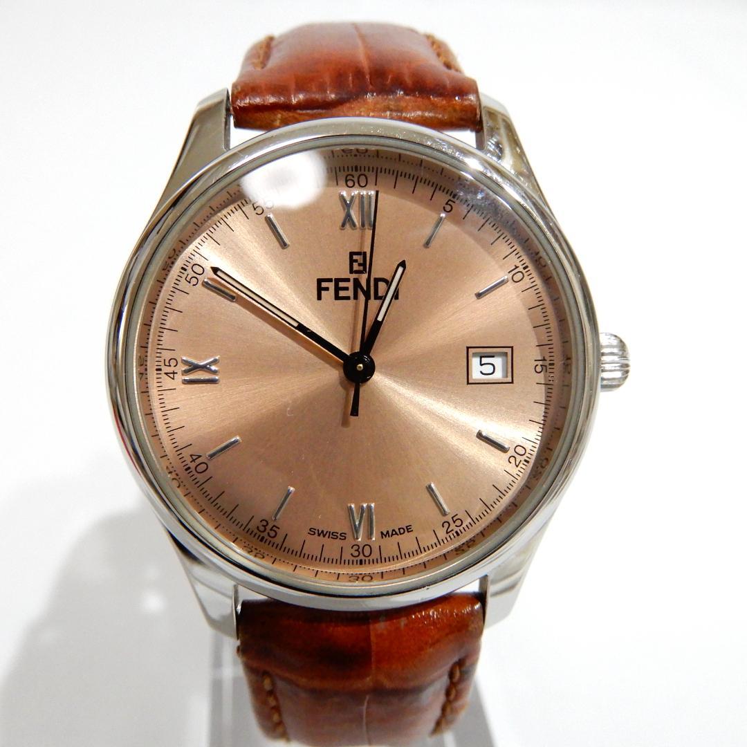 稼働良品　FENDI レディースウォッチ　レザー　210G　男女兼用　新品電池
