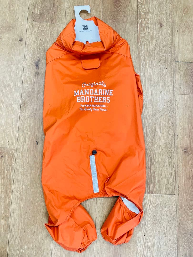 マンダリンブラザーズ　犬　4L レインコート　大型犬　オレンジ