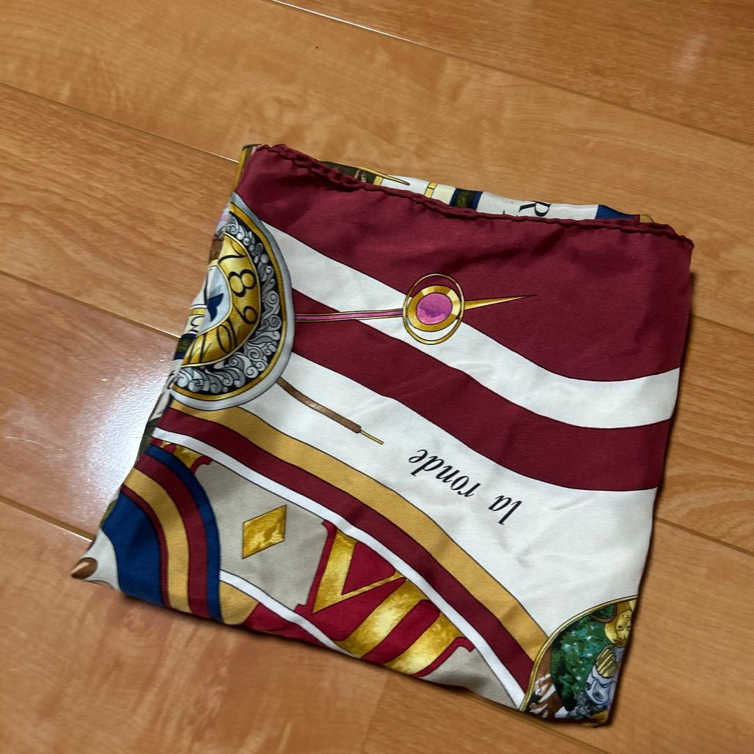 エルメス　スカーフ　時計柄