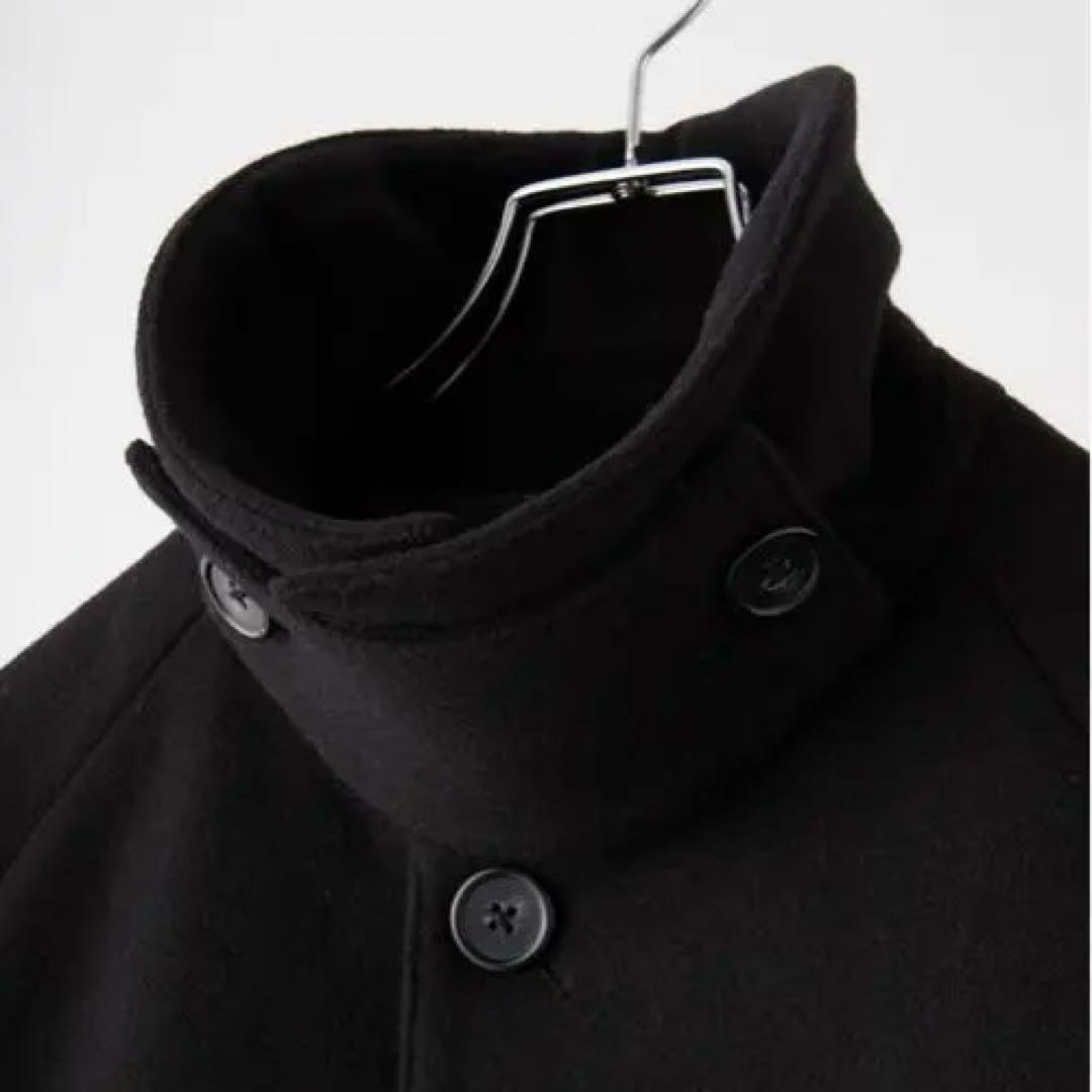 【CLEL】ウールブレンド テックメルトンステンカラーコート Sサイズ 新品