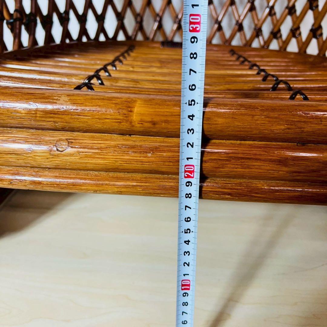 KAZAMA ラタン 籐家具 チェア フレームのみ 飾り棚 花台 インテリア