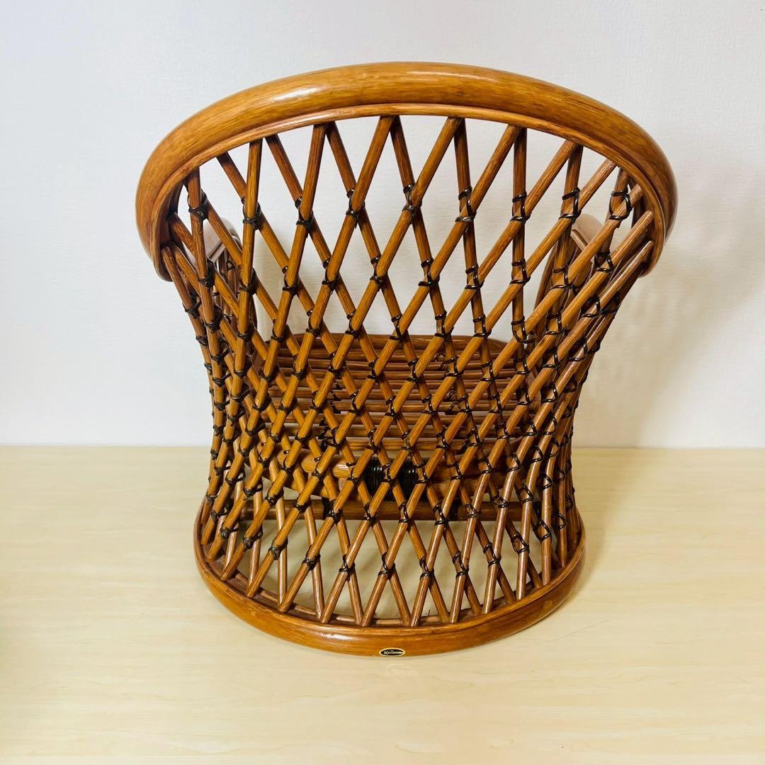 KAZAMA ラタン 籐家具 チェア フレームのみ 飾り棚 花台 インテリア