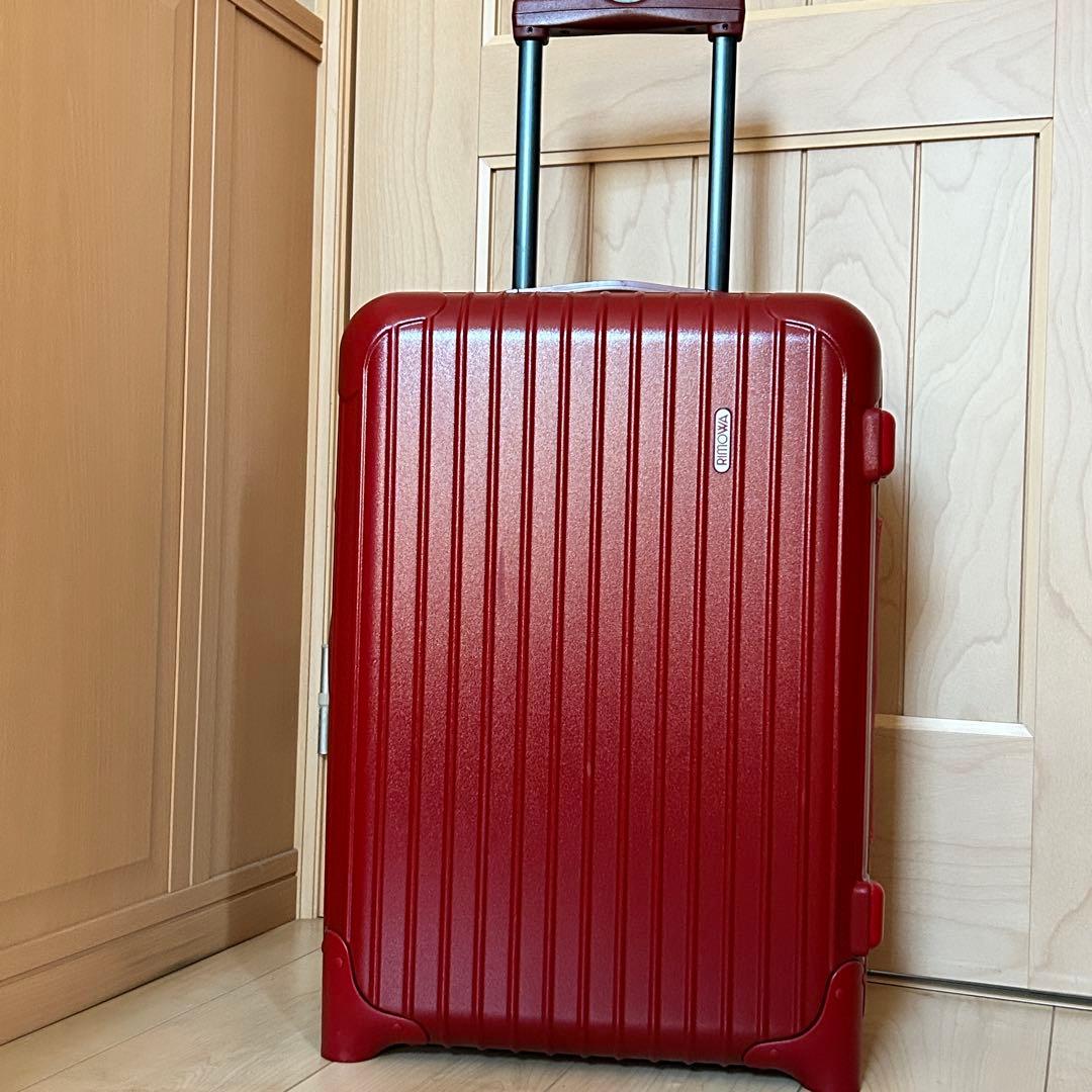 リモワ RIMOWA サルサ キャリーケース トロリー 2輪 赤 機内持込可